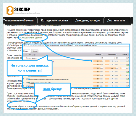 Продающий обзор с вечной ссылкой для продвижения по низкочастотным запросам