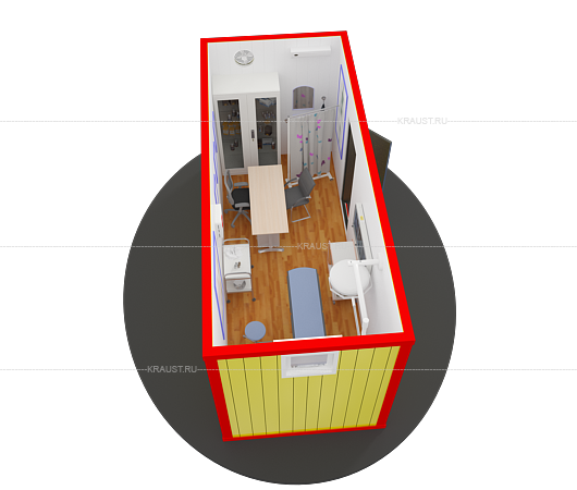3D-модель фельдшерско-акушерского пункта фото