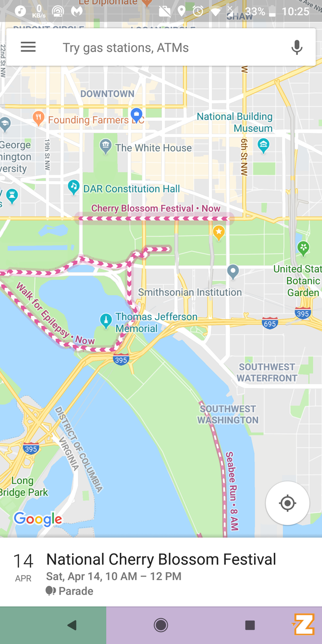 Мероприятия в Google Картах